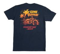 Fasthouse Gone Rippin Short Sleeve T-shirt M Navy