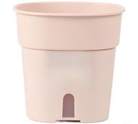 Fastigeaty Self Watering Plant Pot with Transparent Level Indicator, Layer Automatic Watering Container Indoor Desktop, Breathable Root Based Growing Vessel(blossom pink)