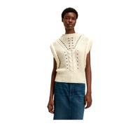 Fastina Knit Top - female - Boss - Round-neck Knitwear - White - S - Knitwear S