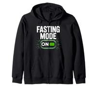 Fasting Mode On Intermittent Fasting Diet Gifts Men Women Zip Hoodie