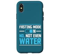 Fasting Mode On No Not Even Water Happy Ramadan Mubarak Case for iPhone X/XS