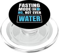 Fasting Mode On No Not Even Water Ramadan Mubarak Eid Fitr PopSockets PopGrip for MagSafe