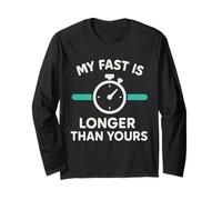 Fasting OMAD Squad Intermittent Humor Fast Feast Repeat Long Sleeve T-Shirt