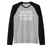 Fasting OMAD Squad Intermittent Humor Fast Feast Repeat Raglan Baseball Tee