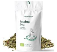 Fasting Tea Organic 100g (50 Cups) Moisturising and Energising for Intermittent Fasting | Mate, Green Tea, Nettle, Lemon Balm, Lavender REPLANTEA