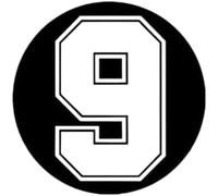 FASTLATE 2Pcs Various Sizes Funny Vinyl Decal Racing Number 9 Car Sticker Waterproof Auto Decors On Truck Bumper Rear Window 20x20 Cm Car Decal Car Stickers