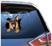 FASTLATE German Shepherd Accessories German Shepherd Stickers For Car Back Bumber Windows Atickers For Guy Cool Race Decals PVC Sticker 12x12inch
