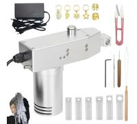 Fastlocs Dread Machine, 2025new Automatic Dreadlock Machine with 6 Replacement Holes, Quick and Easy DIY Electric Crochet Machine for Dreads, Instant Loc Machines for Dreadlocks