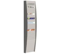 Fast Paper A4 Document Control Panel Grey - 25 Compartments, Grey