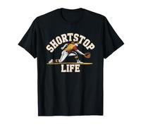 Fastpitch Softball Shortstop Who Owns Left Side Infield T-Shirt