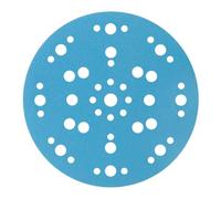 FASTPLUS 47 Hole Blue Ceramic 150mm Sanding Discs 120 Grit Hook & Loop