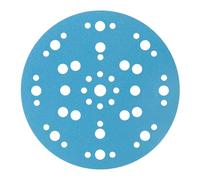 FASTPLUS Ceramic Sanding Discs 150mm, 120 Grit Sanding Disc 50PCS 47-Hole Hook and Loop Blue Abrasive Pads for Aggressive Sanding, Hardwoods & Automotive Clear Coat Finishing