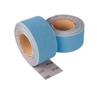 FASTPLUS Sandpaper Roll Net Sanding Roll 70mmx12m Net Sanding Roll P120 Self-Adhesive Ceramic Sandpaper Roll Ideal For Sanding Paints, Filler, Primers, Wood, Metal and Plastic