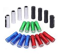 FASTPRO 20-Pack 100 Lumen （1W） Super Bright Aluminum LED Flashlights Set, with 60-Piece AAA Dry Batteries Included and Pre-Installed