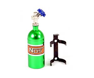 FASTRAX ALUMINUM NOS NITROUS BOTTLE & MOUNT - GREEN FAST2204G