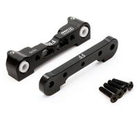 Fastrax ARRMA Front Aluminium Lower Suspension Mounts Kraton OutCast Senton Typhon FTAR007BK