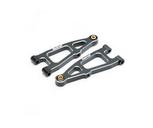 Fastrax Arrma Grom Granite Aluminium Front Lower Suspension Arms Pair FTAR051BK