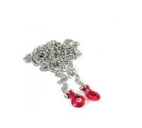 Fastrax Deluxe Aluminium Red Winch Hooks and Chain Set FAST2321DR