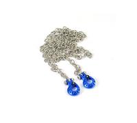 Fastrax Deluxe Aluminium Winch Hooks and Chain Set Blue FAST2321DB
