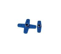 Fastrax KO 23 Tooth Straight and Cross Type Servo Horns Blue 23T FAST12B