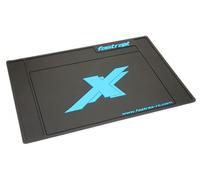 Fastrax Medium Rubber Pit Mat Black 62cm x 42cm RC Work Surface FAST413M-BK