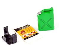 Fastrax Painted Fuel Jerry Can and Mount 1/10 Scale Green FAST2326G