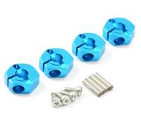 Fastrax Tamiya TT-02 Aluminium 12mm Wheel Hexes Set of Four FTTA021B