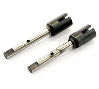 Fastrax Tamiya TT-02 Heavy Duty Metal Axle Shafts Front Rear Pair FTTA012