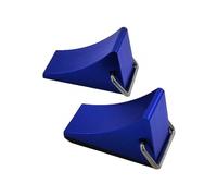 Fastrax Wheel Chock Set 2 Piece Blue RC Car Storage FAST2381B