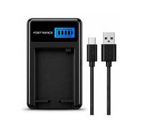 Fastronics LP-E12 Charger + 1 Battery for Canon EOS Rebel SL1 M50 USB-C
