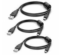 FASTRONICS UC-E6 USB Charging & Data Cable 1.2m Compatible with Nikon COOLPIX L1 L2 L3 L4 L5 L6 L10 L11 L12 L14 3 Pack