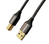 FASTRONICS USB Cable for DJ Midi Controllers/keyboards/samplers/effect pads/Syntesizers Numark/Pioneer/Native Instruments/Traktor/Denon/Akai to MacBook Dell HP (5M)