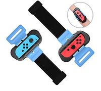 FASTSNAIL 2PCS Straps for Nintendo Switch Dance Games 2024/2023/2022/2021,Wrist Band for Switch Controller/OLED for JoyCon, Dance Game Wrist Strap,Elastic Wristband with Gamepad for Children Adults