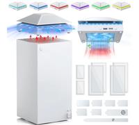 FASTSNAIL Cooling Fan Dust Cover for Xbox Series X Console, Cooling System with RGB Light, 3.0&2.0 USB Port, Dust Proof Filter, Low Noise Top Fan with 3 Gears, Rubber Dust Plugs, Series X Accessories