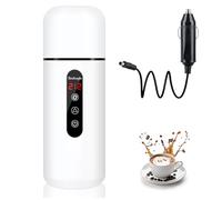 FASTSPOK Portable Electric Kettle 12V/24V 420ml 304 Stainless Steel Magnetic Induction Adjustable Camping Travel Kettle