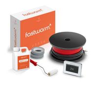 Fastwarm 100W Electric Underfloor Heating Cable Kit - 1.15M2 - Touch White Thermostat