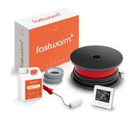 Fastwarm 100W Electric Underfloor Heating Cable Kit - 1.15M2 - Wifi White Thermostat
