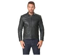 FASTWAY City Men 211 Black Leather Jacket black size XXXXL