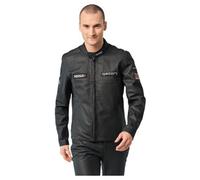 FASTWAY Fashion Men 201 Leather Jacket black size 56