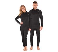 FASTWAY Fleece Functional Base Layers Set unisex Black, 2XL