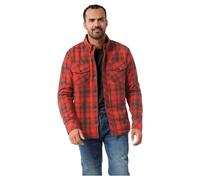 FASTWAY Men 191 Aramid Motorcycle Shirt men Black/Red, 5XL