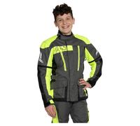 FASTWAY Touring Kids 191 Textile Jacket unisex Grey/Neon yellow, L