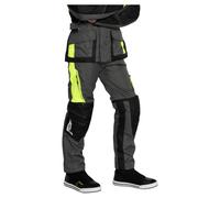 FASTWAY Touring Kids 191 Textile Trousers unisex Grey/Neon yellow, L