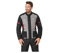FASTWAY Touring Men 211 Textile Jacket Grey/Black/Red 58 gray