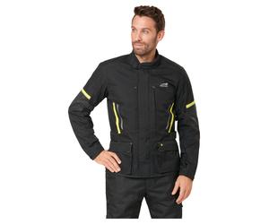 FASTWAY Touring Men 211 Textile Jacket unisex Black/Yellow, 62