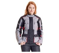 FASTWAY Touring Women 211 Textile Jacket Grey/Black/Red 42 gray
