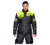 FASTWAY Uni 211 Thermal Rain Jacket M unisex Black/Fluo, M