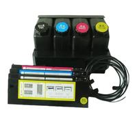 FASURDVA Bulk Ink System 4 Cartridge 220ml+ 4 Bottles Compatible With Roland Mimaki Mutoh Printer JV33 JV5 JV3 TS3(A Set)