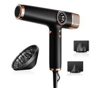 Faszin Professional Hair Dryer - Lightweight Hairdryer with Diffuser, Low Noise, 200 Million Ionic, 110,000 RPM High-Speed Motor for Women & Men, Home or Travel