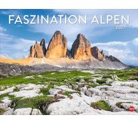 Faszination Alpen Posterkalender 2027: Traumhafte Berg-Panoramen in einem Wandkalender. Dekorativer Poster-Kalender mit Monatskalendarium.